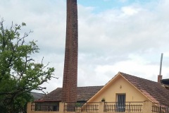The crooked chimney complete with storks nest