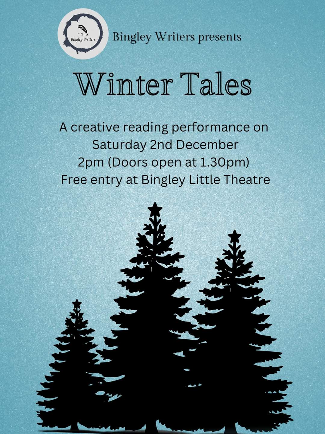 Winter Tales: Saturday 2nd December at 2pm