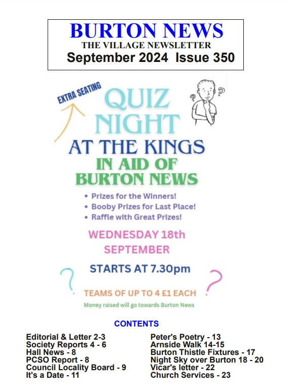 Burton News Poetry by Peter Kay (Pheasants)