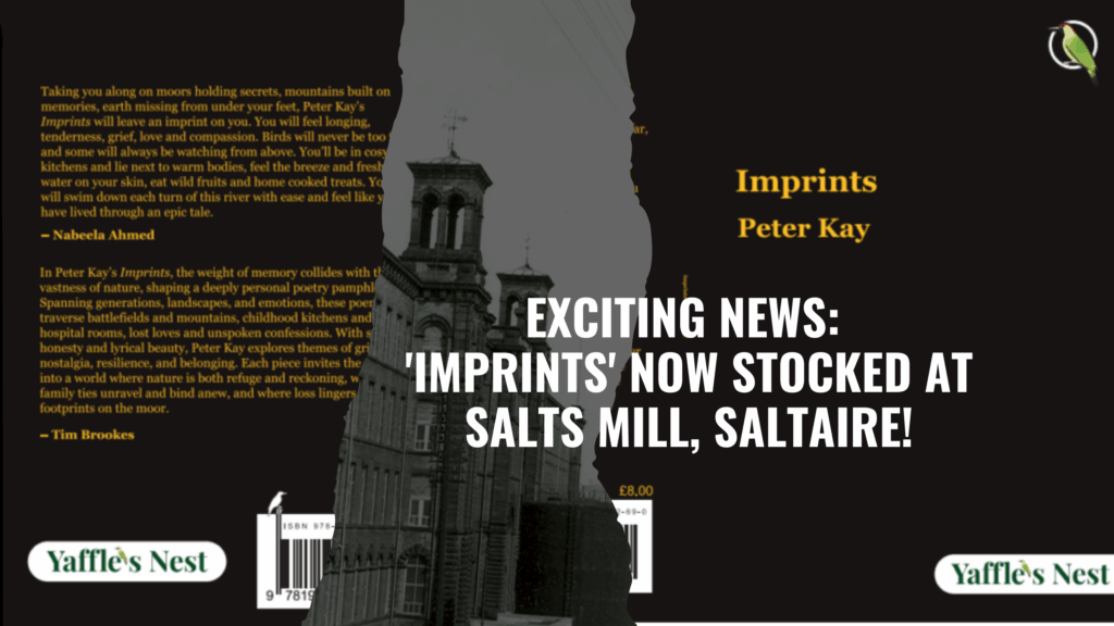 Exciting News: 'Imprints' Now Stocked at Salts Mill, Saltaire!