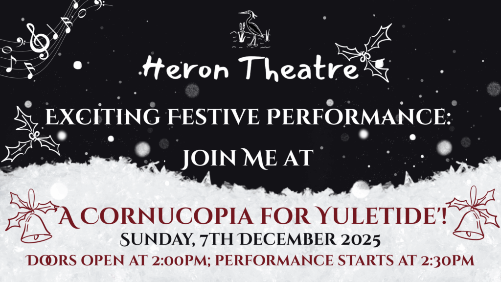 Exciting Festive Performance: Join Me at 'A Cornucopia for Yuletide'!