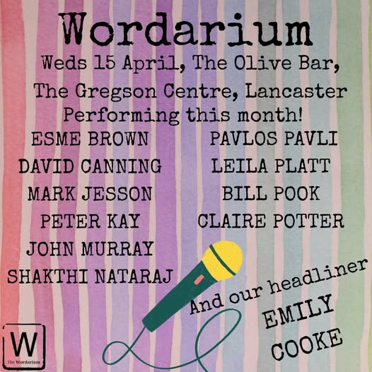 Join Me for Another Night of Poetry at The Wordarium in Lancaster!