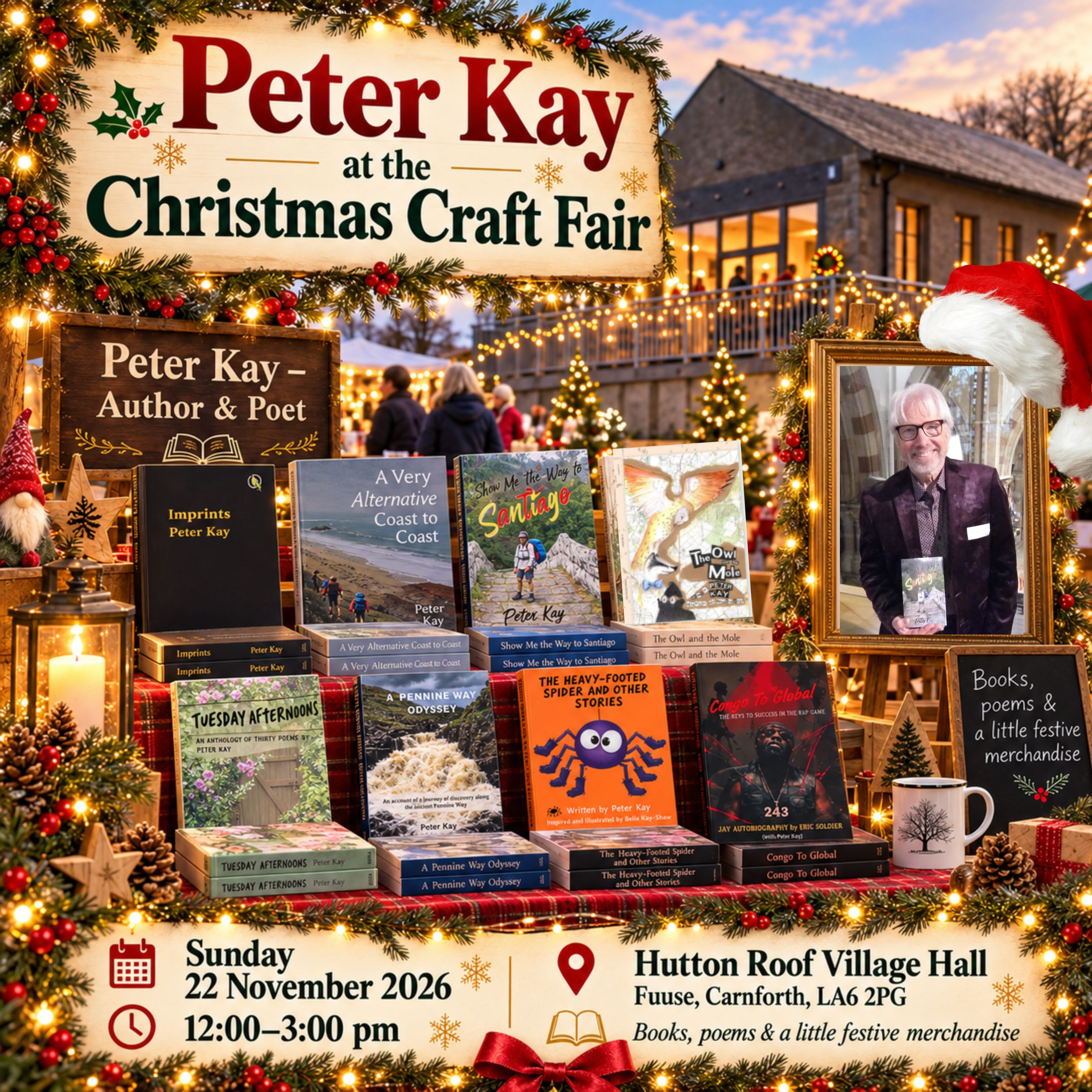 A Little Christmas Cheer at Hutton Roof Village Hall Sunday 22 November!