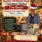 I’m Back at Burton Memorial Hall Christmas Market: Saturday 14 November 2026!