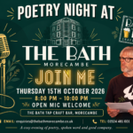 Join Me for Poetry Night at The Bath Tap: Thursday 15 October!
