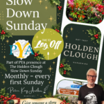 Slow Down Sunday Returns on 1 November and So Will I!